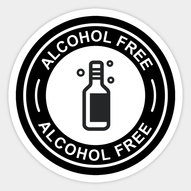 Alcohol Free Sticker by Z And Z